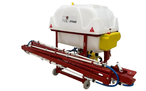 Veldspuit, windtunnel, spuitbomen, 400 liter, mini tractor, tuinbouw